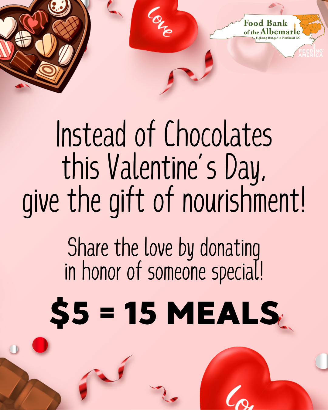 Instagram Valentine's Direct Donate
